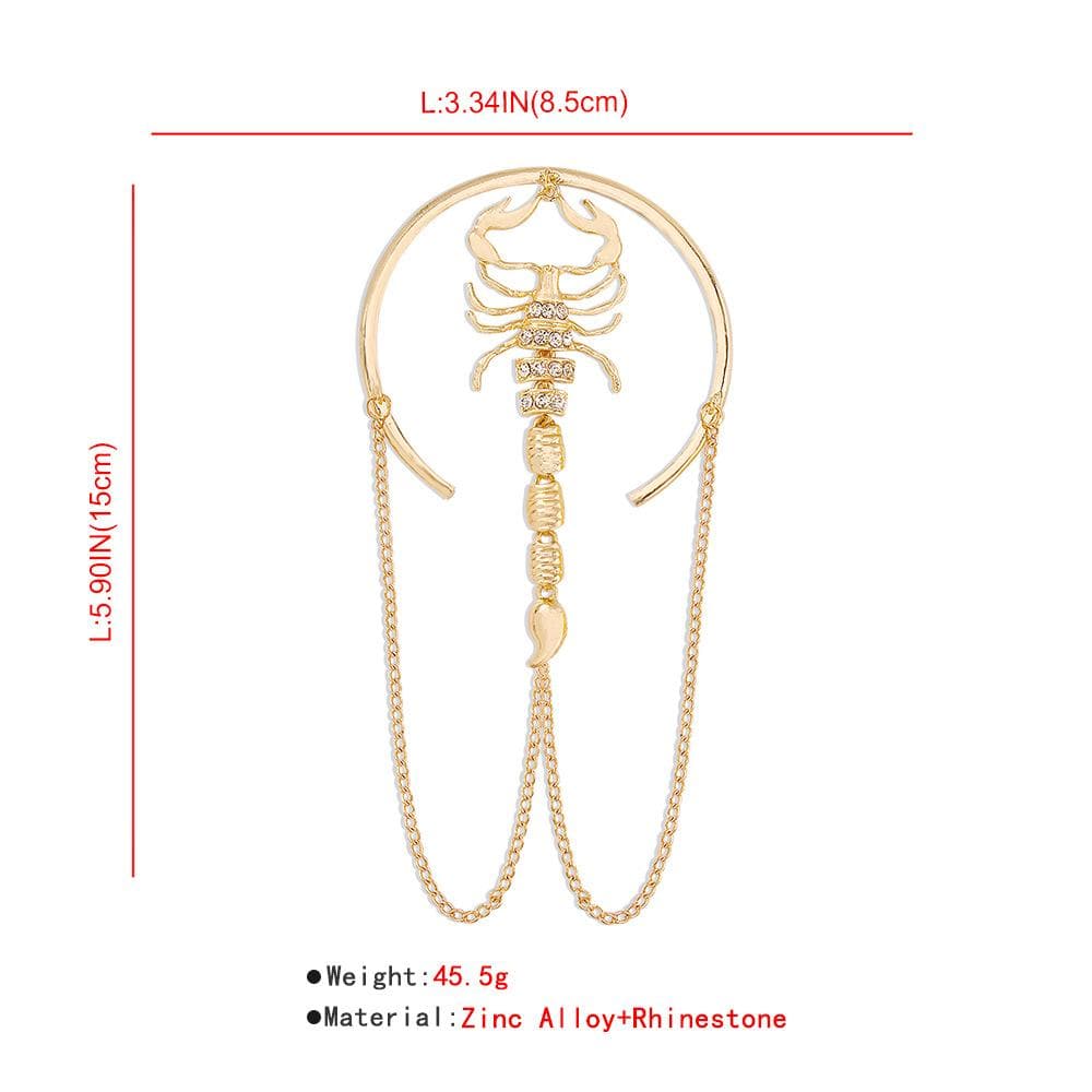 Scorpion rhinestone armbands