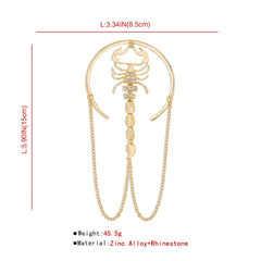 Scorpion rhinestone armbands