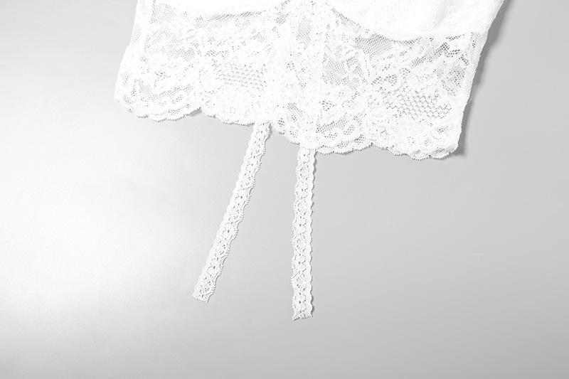 Halter v neck lace cami top