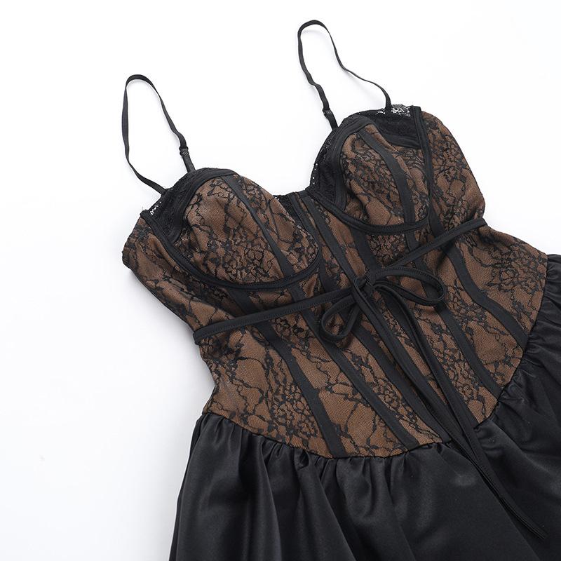 Sweetheart neck corset shrug 2 piece cami mini dress