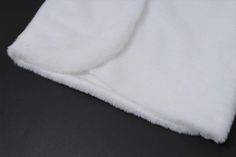 Fluffy A line button mini skirt