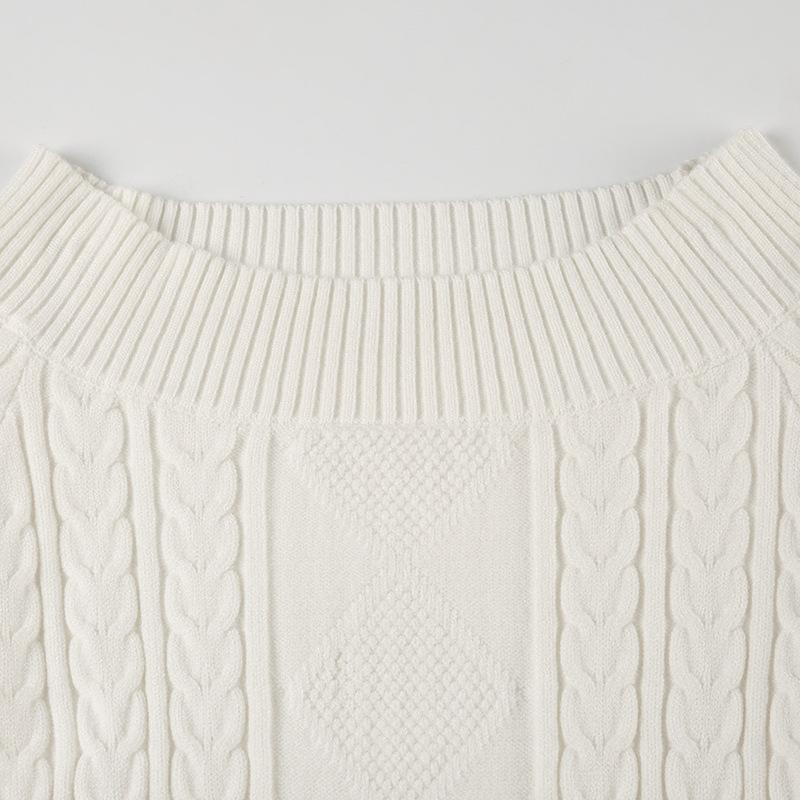 Off shoulder long sleeve sweater top