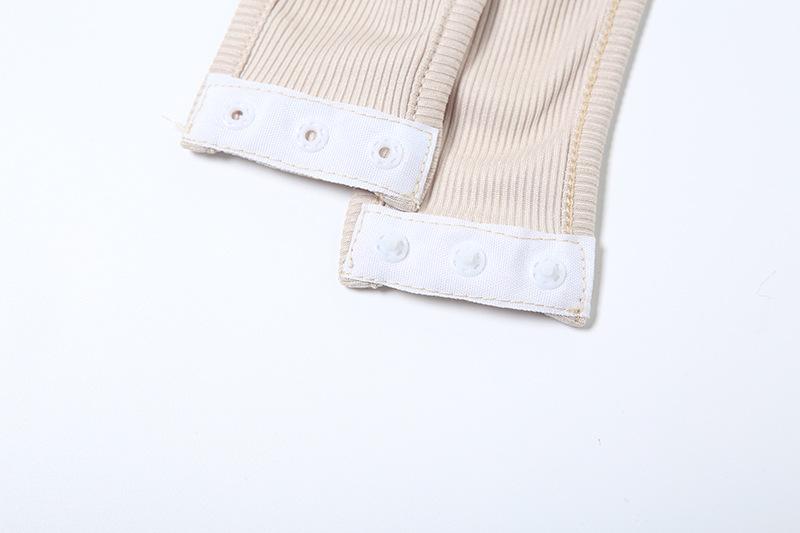 Hoodie sleeveless cross front hollow out bodysuit