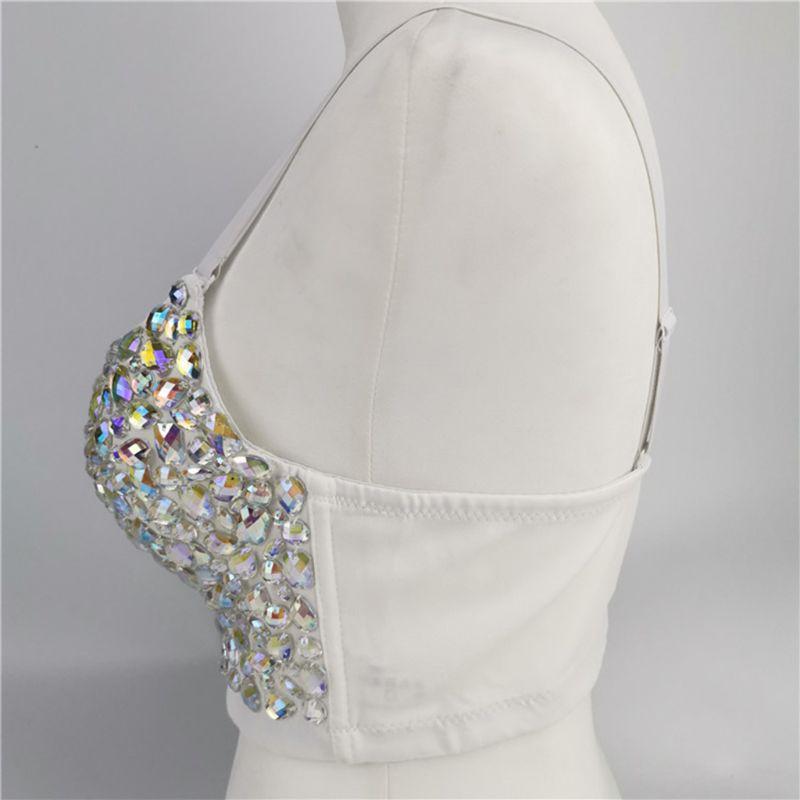 Sweetheart neck padded beaded cami top