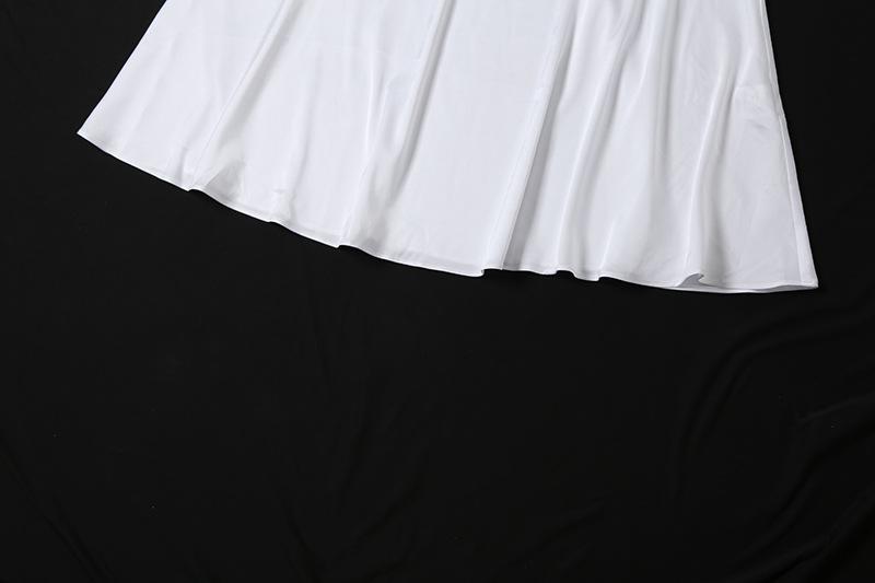Lace hem backless solid cami mini dress