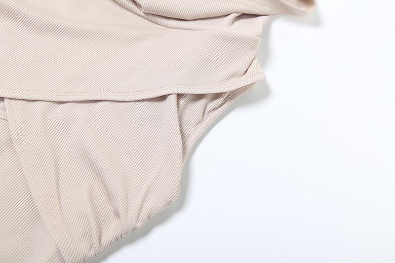 Hoodie sleeveless cross front hollow out bodysuit