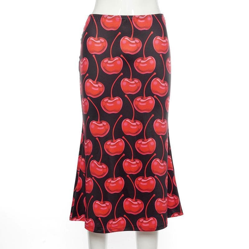 Tie Dye midi skirt