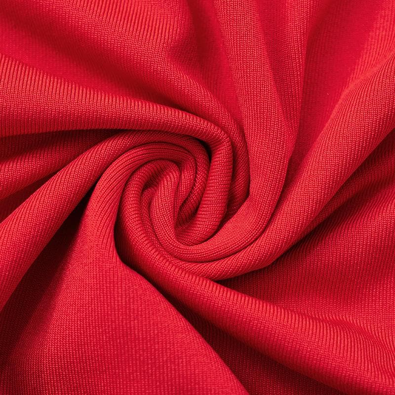 Heart ring ruched backless cami mini dress  | red tango dress