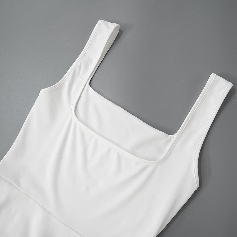 Square neck solid cami maxi dress