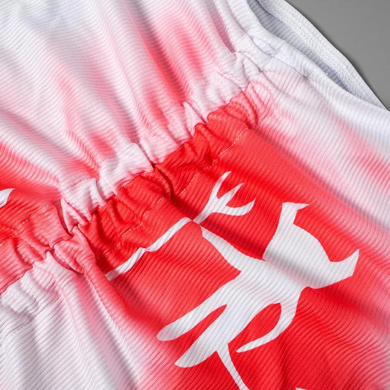 Abstract drawstring contrast off shoulder ribbed mini dress  | red tango dress