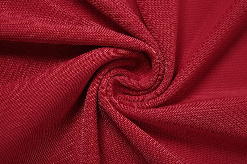 Cowl neck sheer mesh flower applique cami mini dress  | red tango dress  | samba dress