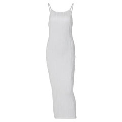 Textured slit backless solid cami midi dress  | red tango dress