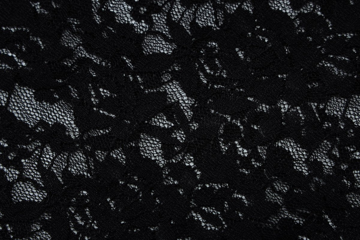 Long sleeve high neck lace top